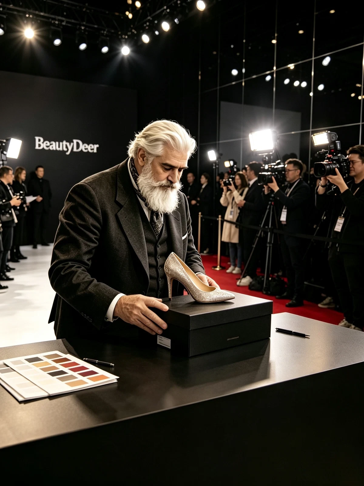 BeautyDeer footwear presentation concept